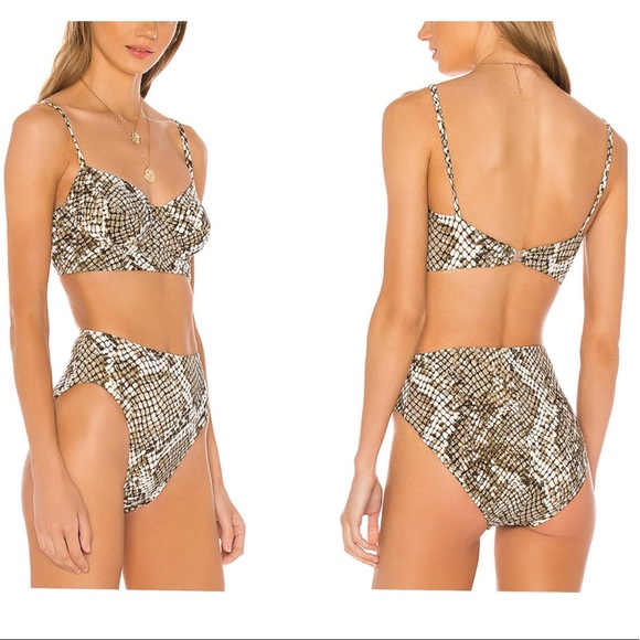Norma Kamali Other - NORMA KAMALI Printed Bikini Set